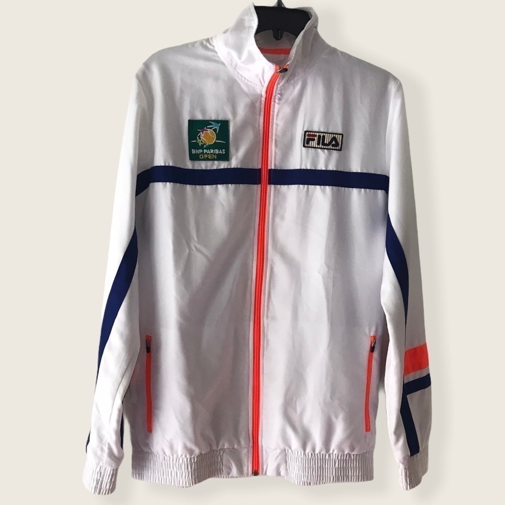 BNP Paribas Open Fila Tennis Jacket Windbreaker XS